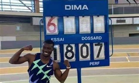 Athl Tisme Hugues Fabrice Zango Pulv Rise Le Record Du Monde En Salle