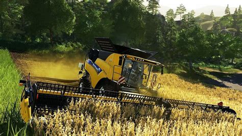 Nueva Cosechadora New Holland Cr 1090 12 Farming Simulator 19 Youtube