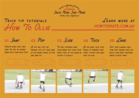 Learn How to Ollie – Skateboarding Basics Trick Tip Tutorial 01 — How ...