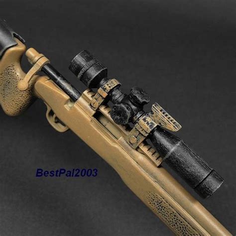 Scale Hot Toys Sniper Rifle M A W MST Rifle Scope EBay