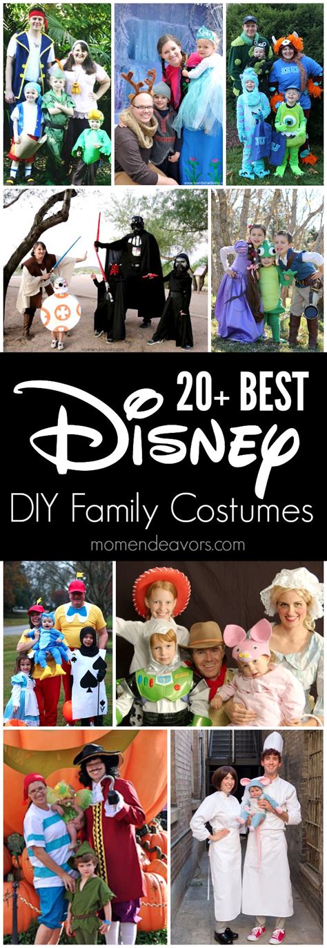 20+ BEST DIY Disney Family Costumes