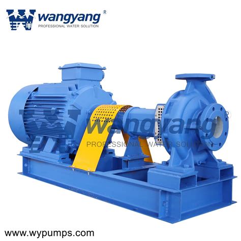 Horizontal Single Stage End Sution Centrifugal Pump Cast Iron Material