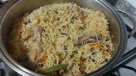 Quick Easy Chicken Pulao Recipe White Chicken Pulao Chicken Pulav