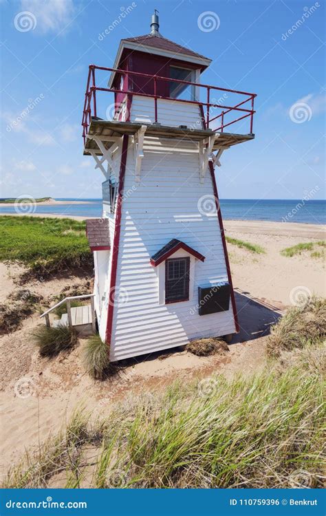 Covehead Harbour Lighthouse On Prince Edward Island Stock Photo Image