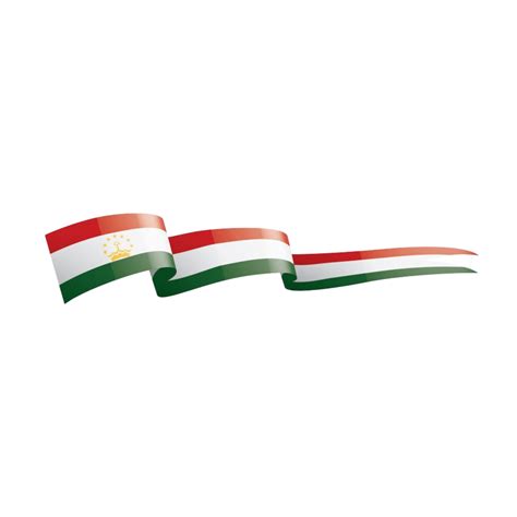 Nations Flags Clipart Transparent Background Tajikistan National Flag