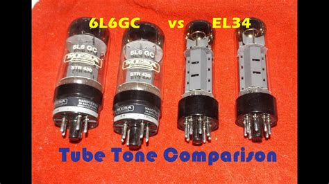 Mesa L Gc Vs Mullard Reissue El Tube Tone Comparison Youtube