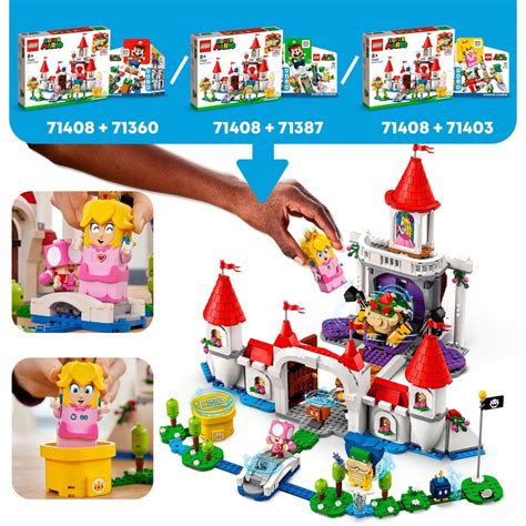 Lego Super Mario Peachs Castle Expansion Set Toy Smyths Toys Uk