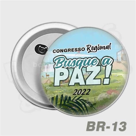 Botons Congresso Regional 2022 Jw Busque A Paz Bottons 3 5cm