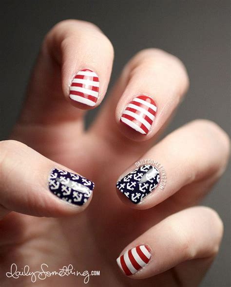 Cool Anchor Nail Art Designs Styletic