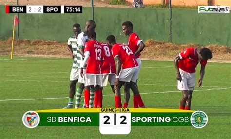 SB BENFICA E SPORTING CGB EMPATAM 2 2 NO DÉRBI DE BISSAU FUT 245