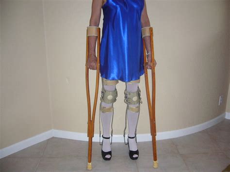 Braced In Blue 1 Female Leg Braces Bobbi Flickr