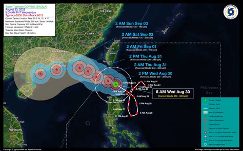 Super Typhoon GORING (SAOLA) Advisory No. 13 – Typhoon2000 Philippine ...