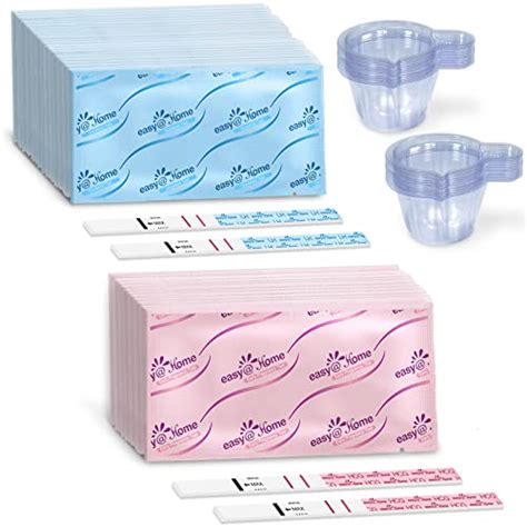 Ovulation And Pregnancy Test Strips Kit Easyhome 25 Ovulation Tests 10 Pregnancy Tests And 40