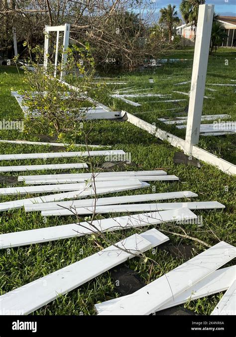 Hurricane IAN aftermath cleanup Stock Photo - Alamy