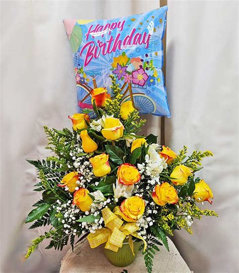 Happy Birthday Images With Yellow Roses - Infoupdate.org