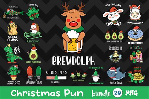 Christmas Puns Svg Bundle Graphic By Enistle Creative Fabrica