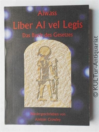 Liber Al Vel Legis Von Aleister Crowley Zvab