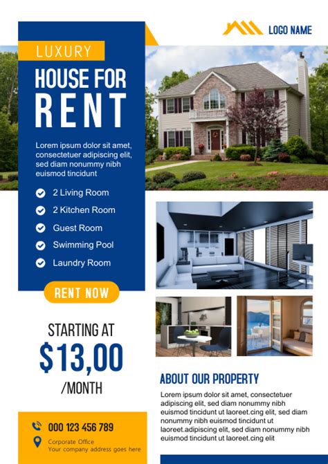 For Rent Flyer Template