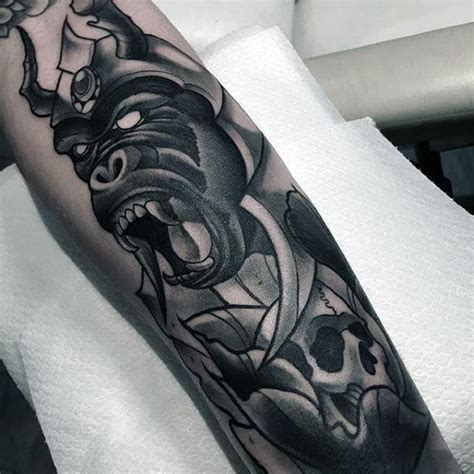 Discover More Than Gorilla Skull Tattoo Super Hot In Coedo Vn