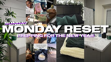 2024 New Year Reset Monday Reset Deep Cleaning Vision Board Etc