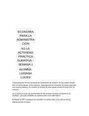 Economia Docx Economia Para La Administra Cion N U Actividad