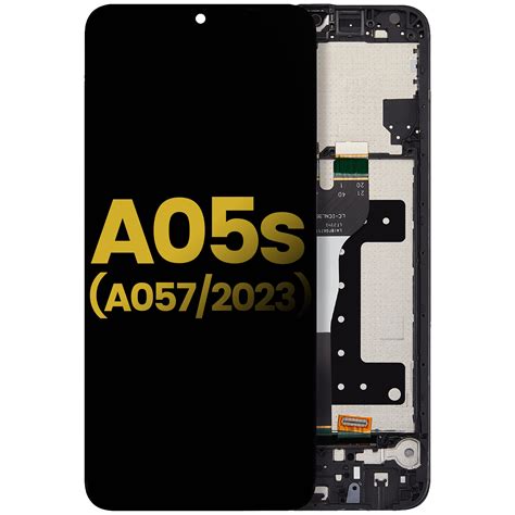 Samsung Galaxy A05s A057F LCD Display Assembly With Frame Black LL