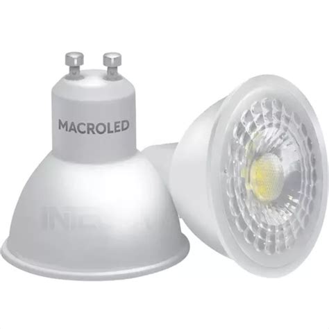 Lampara Dicro Led 7w 38 Gu10 220v Calida Macroled Color De La Luz