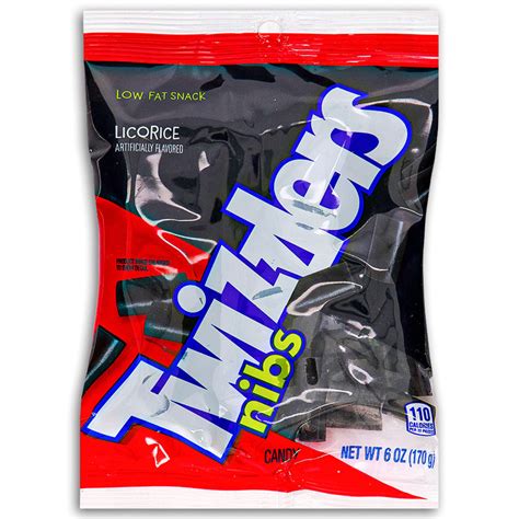 Twizzlers Nibs Black Licorice Candy-170g-Candy Funhouse