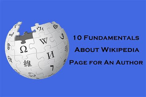 10 Fundamentals About Wikipedia Page for An Author - Wiki Experts INC 