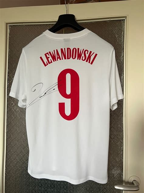 RARYTAS Koszulka NIKE Z Autografem Lewandowskiego Bydgoszcz