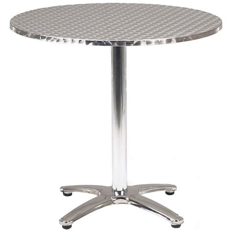 Aluminium Bistro Round Table Bistro And Canteen Tables