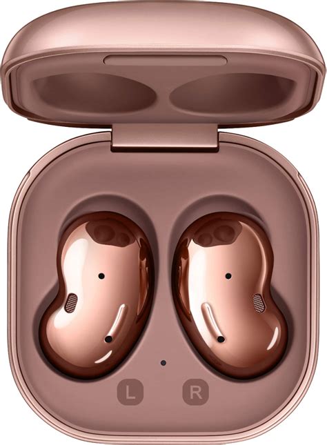 Best Buy Samsung Galaxy Buds Live True Wireless Earbud Headphones Bronze Sm R180nznaxar