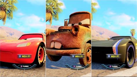 Cars Driven To Win Lightning Mcqueen Vs Mater Vs Jackson Storm Who