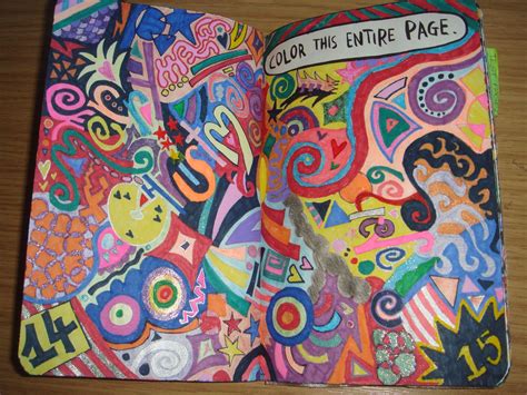 Wreck This Journal Color This Entire Page Wreck This Journal