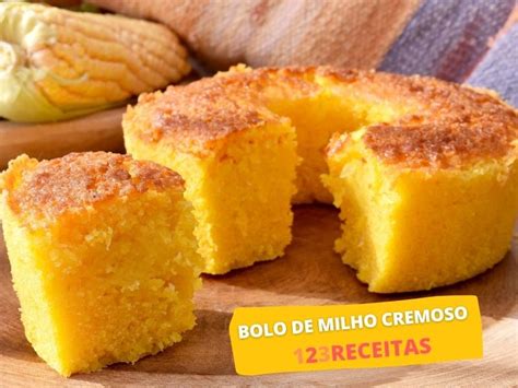 Receita De Bolo De Milho Cremoso De Liquidificador Receitas