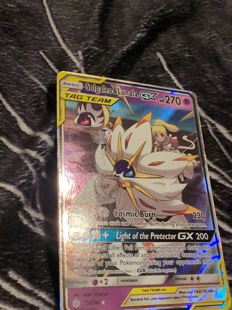 Solgaleo Lunala GX Pokemon Cosmic Eclipse 75 236 NM EBay