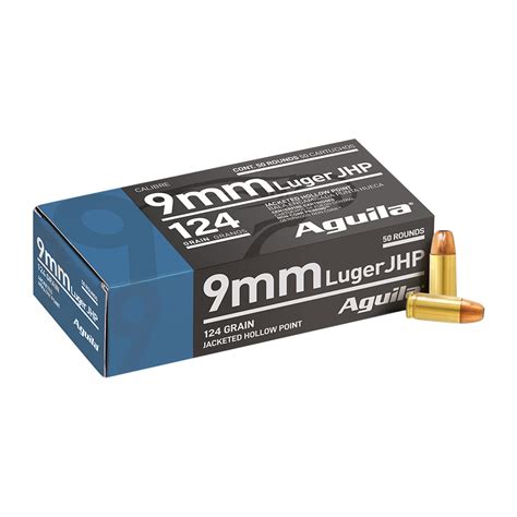 Aguila 9mm Luger 115gr Full Metal Jacket 50 Box Sku 105000631