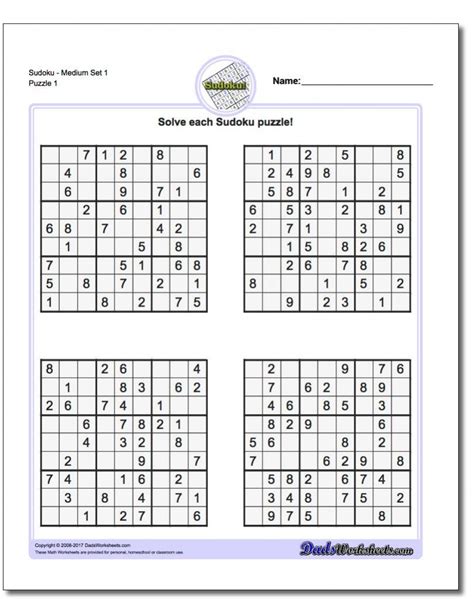 Very Hard Sudoku Puzzle To Print 5 - Printable Sudoku Puzzles Pdf ...