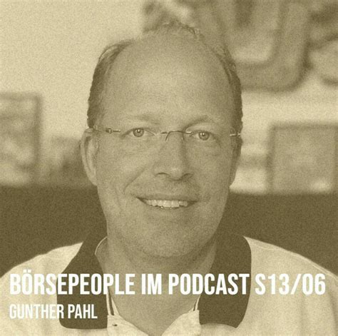 Börsepeople im Podcast S13 06 Gunther Pahl boerse social