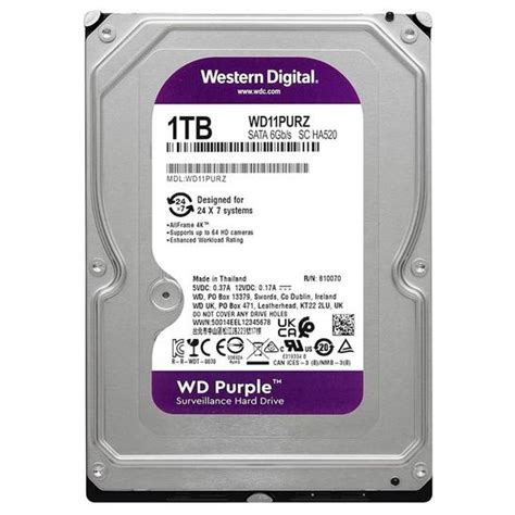 Hd Western Digital Wd Purple Wd Purz Tb Rpm Mb No Paraguai