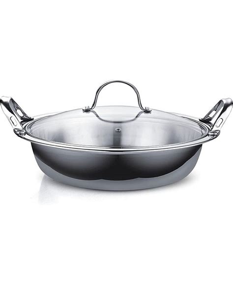 Cooks Standard Multi Ply Clad Stainless Steel Tagine With 2 Handle And Extra Glass Lid 4 5