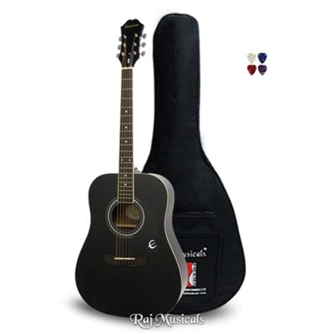 Epiphone Dr 100 Dreadnought Acoustic Guitar Ebony