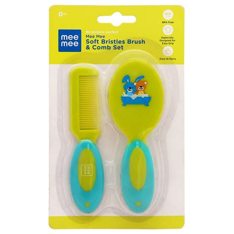 Mee Mee Blue Baby Comb Brush Set