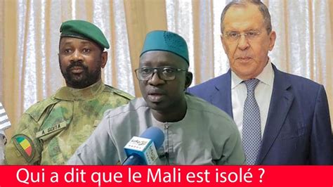 Aboubacar Sidiki Fomba La Venue De Lavrov Et Linvitation Dassimi