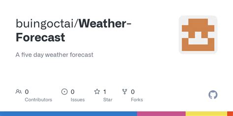 GitHub - buingoctai/Weather-Forecast: A five day weather forecast