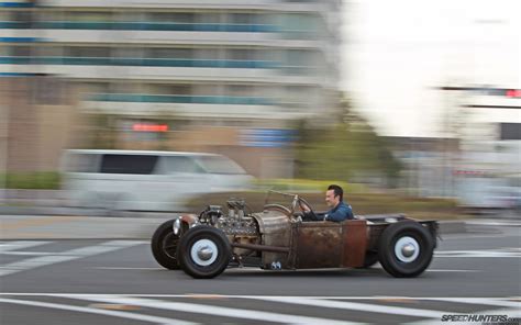 Classic Motion Ford Car Hd Rat 1080P Rust Blur Brown Hot Rod