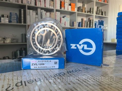 Купити Підшипник 1209 ZVL (Словаччина), 45х85х19 мм, кульковий ...