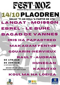 Fest Noz à Plaudren le 14 octobre 2023 Tamm Kreiz