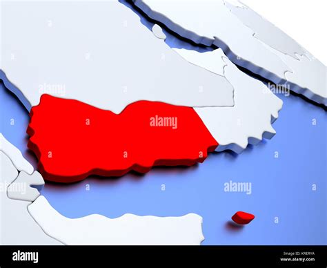 Map Yemen Borders Hi Res Stock Photography And Images Alamy