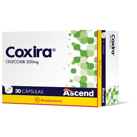 Coxira Celecoxib 200 Mg 30 Cápsulas Cruz Verde